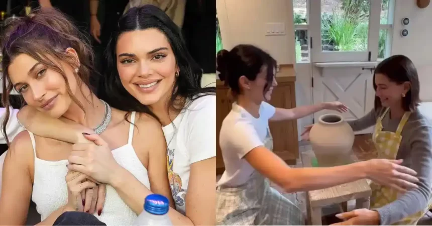 Hailey Bieber and Kendall Jenner