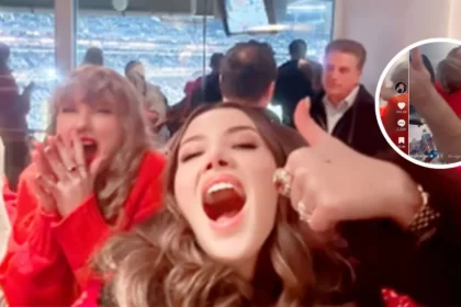 Taylor Swift and Kylie Kelce