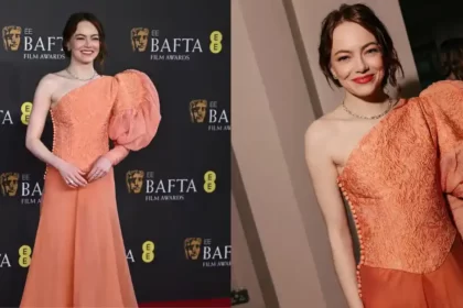 Emma Stone's customized gown